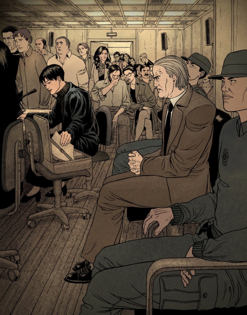 alt="ilustracion miguel navia juicio al jurado cronica negra prensa el pais semanal"