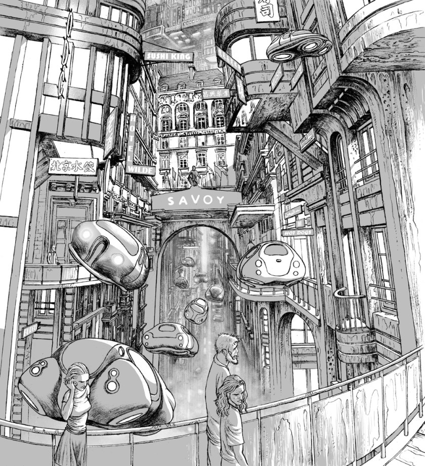 alt="ilustracion miguel navia libro odio el rosa oxford"