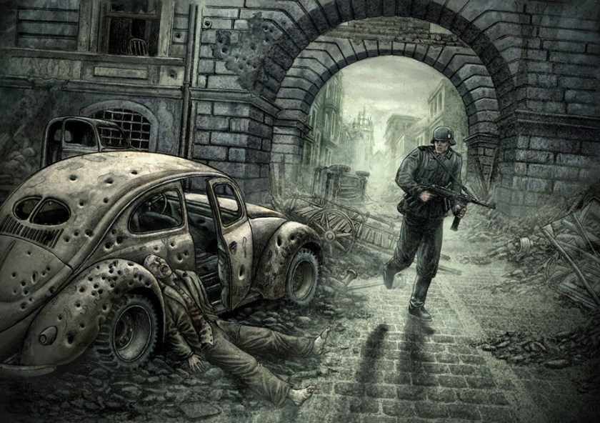 alt="ilustracion miguel navia cuento sobre la caida de berlin el pais semanal"